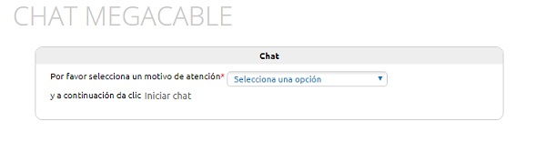 Contactar a Megacable