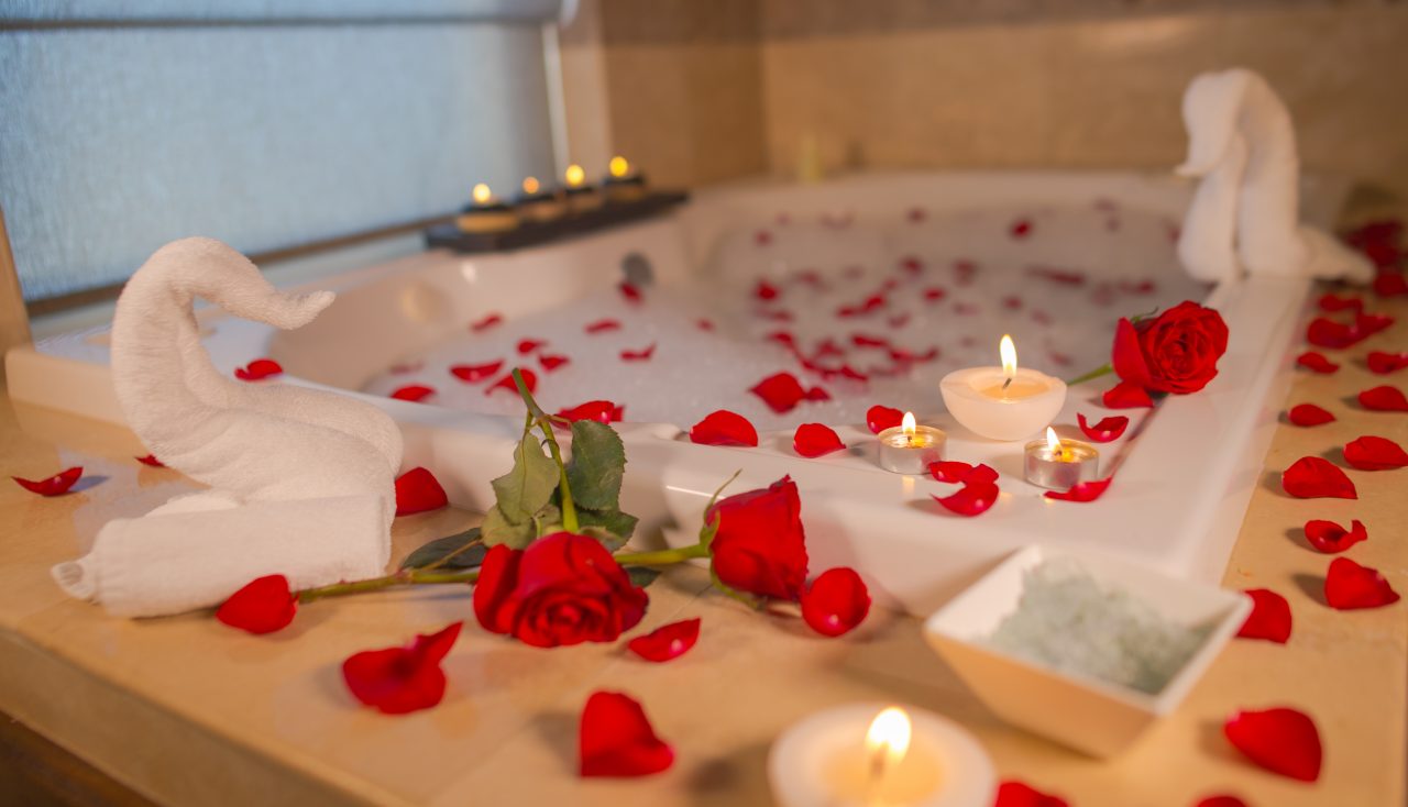 jacuzzi en la suite