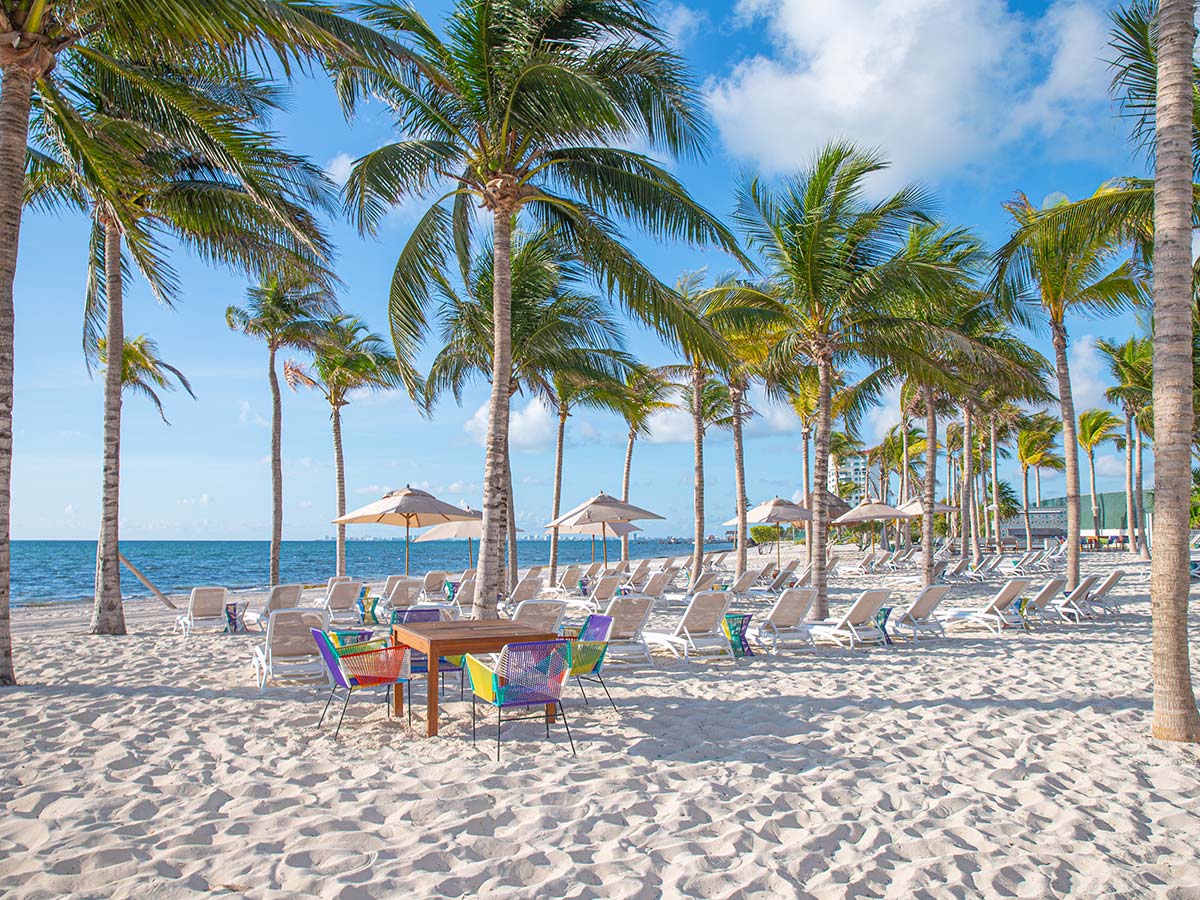 Playa en Garza Blanca Cancún