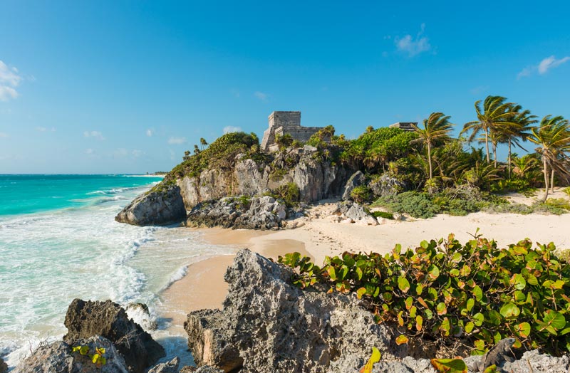 Ruinas de Tulum en México