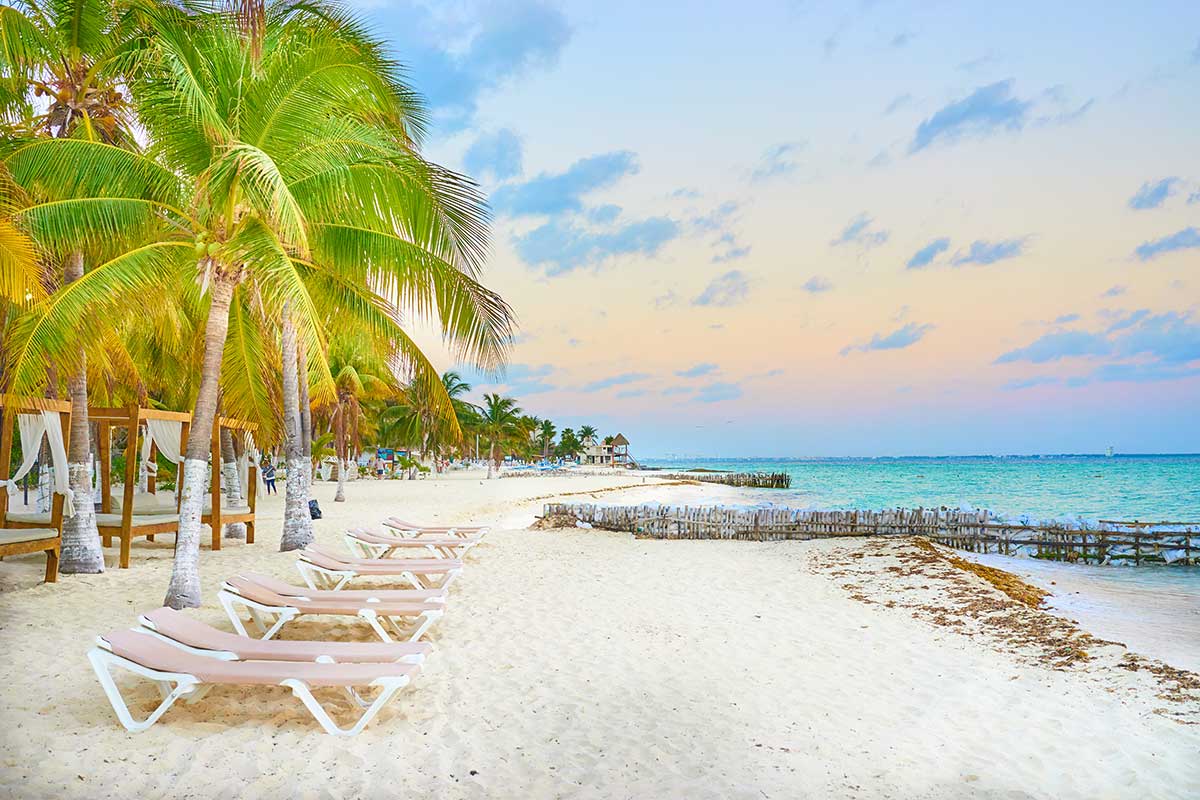 Playa norte, México