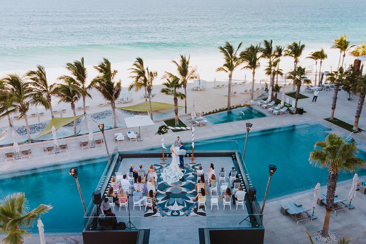 Ubicación de Bodas en Garza Blanca Los Cabos