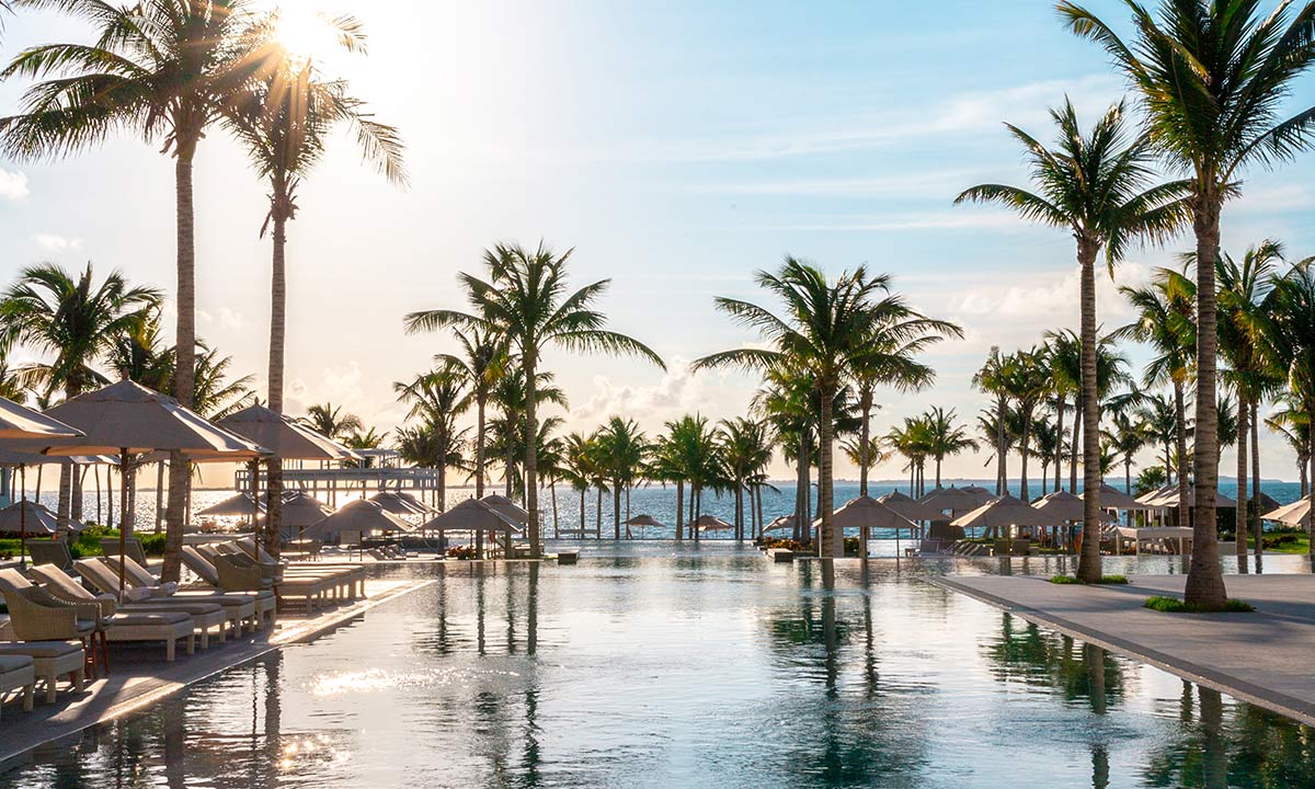 garza blanca cancún vista panorámica