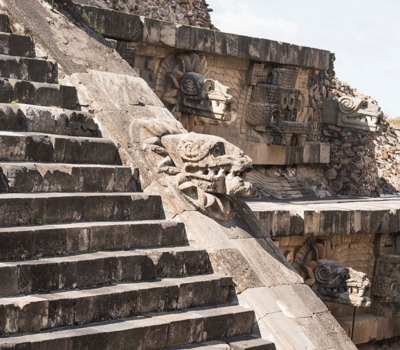 Templo de Quetzalcoatl  Teotihuacan Tours diarios