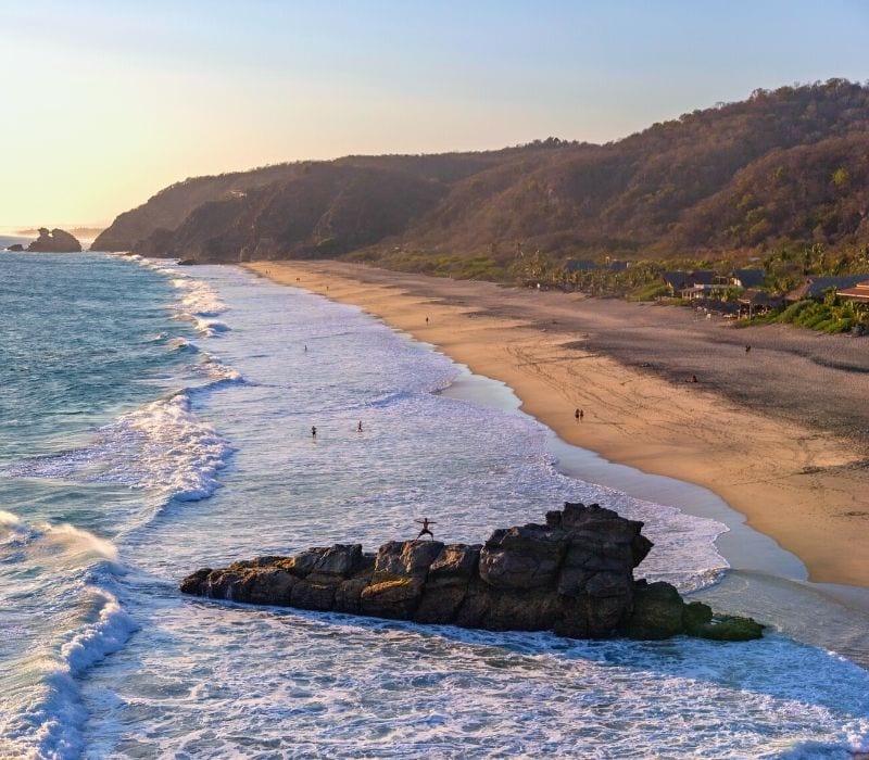 playa mermejita playa mazunte | las mejores playas de mexico