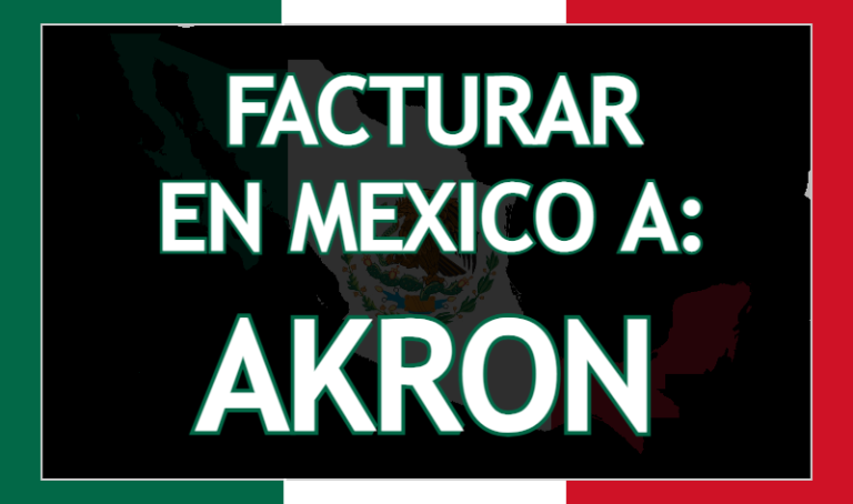 Facturar Akron México