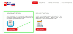 Ingresar al portal de gas express nieto