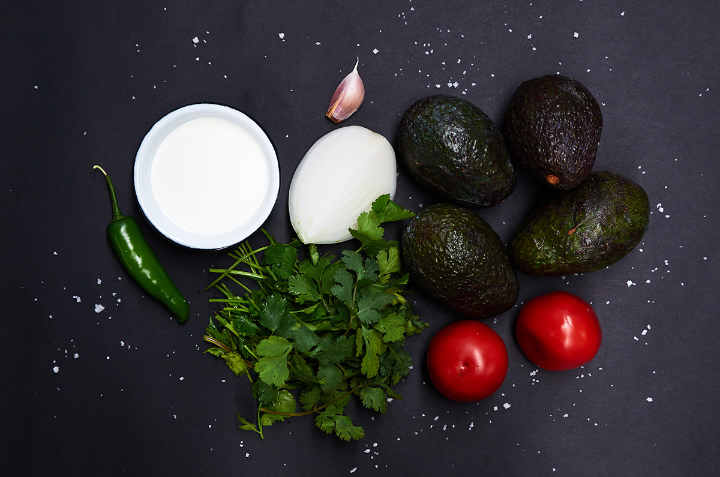 Ingredientes para Hacer Salsa de Guacamole