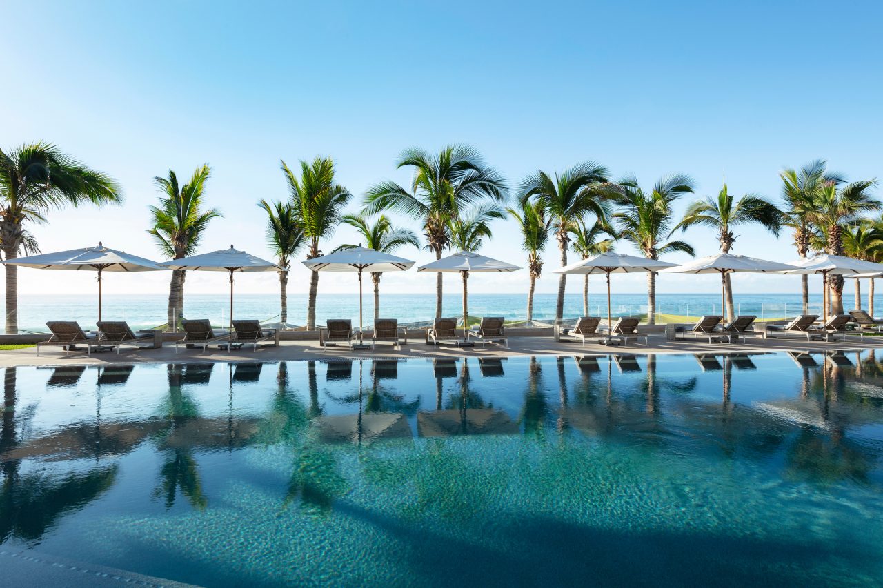 garza blanca los cabos vista piscina