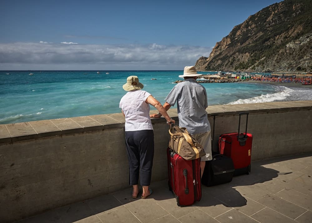 Pareja retirada